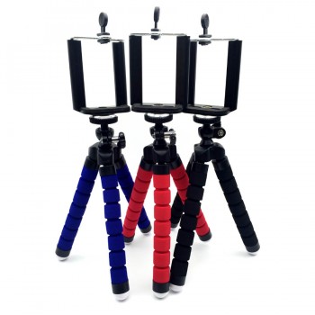 YIFUTE New 2in1 Wireless Bluetooth Remote Shutter Button Car Phone Holder Flexible Tripod Octopus Selfie Holder Stand Holder