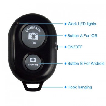 YIFUTE New 2in1 Wireless Bluetooth Remote Shutter Button Car Phone Holder Flexible Tripod Octopus Selfie Holder Stand Holder