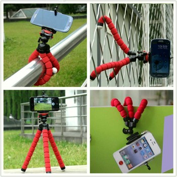 YIFUTE New 2in1 Wireless Bluetooth Remote Shutter Button Car Phone Holder Flexible Tripod Octopus Selfie Holder Stand Holder