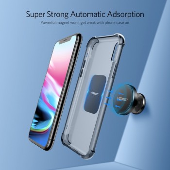 Ugreen Car Phone Holder Metal Plate Magnetic Disk Phone Stand Magnet Metal Plate Iron Sheets for Magnetic Car Phone Holder