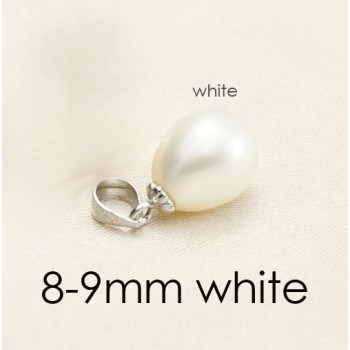 Freshwater Pearl Pendant Necklace 925 Silver Women,Real WhiteNatural Pearl Pendants Jewelry Daughter Birthday Best Gift P23