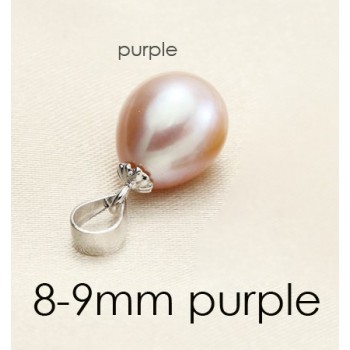 Freshwater Pearl Pendant Necklace 925 Silver Women,Real WhiteNatural Pearl Pendants Jewelry Daughter Birthday Best Gift P23