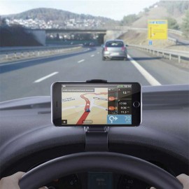 Universal Car Phone Holder Adjustable Dashboard Mount Clip Mobile Smart Phone GPS Stand Bracket For iphone 6 6s 7 8 Plus