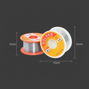 0.3/0.4/0.5/0.6/0.8/1/1.2/1.5/2.0mm 50/100g  2.0%  Tin Lead Tin Wire Melt Rosin Core Solder Soldering Wire Roll