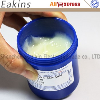100g Solder Paste Lead Free Welding Advanced Oil Soldering Flux NC-559-ASM+10cc 559 solder paste+piston+needles   for BGA PCB