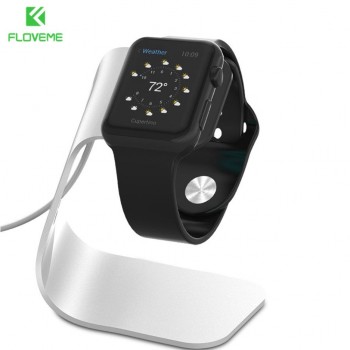 FLOVEME Metal Aluminum Charger Stand Holder for Apple Watch Bracket Charging Cradle Stand for Apple Watch Holder Stand
