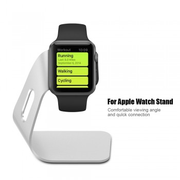 FLOVEME Metal Aluminum Charger Stand Holder for Apple Watch Bracket Charging Cradle Stand for Apple Watch Holder Stand