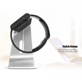 FLOVEME Metal Aluminum Charger Stand Holder for Apple Watch Bracket Charging Cradle Stand for Apple Watch Holder Stand