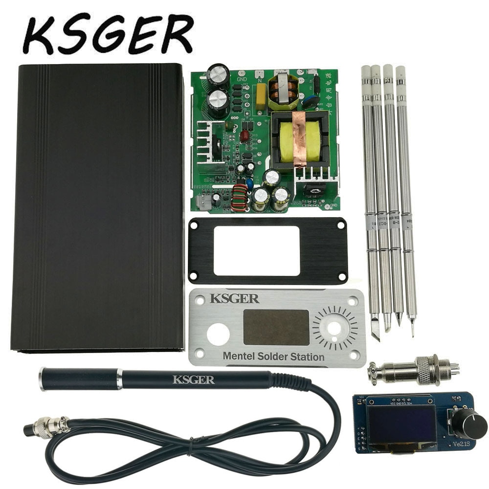 KSGER Alloy 9501 Soldering Handle V2.1S T12 STM32 OLED Digital Temperature Controller With JBC Pump Electric Soldering Irons