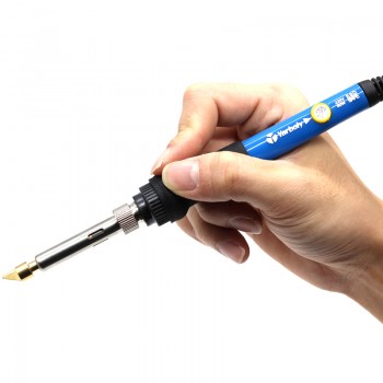 60w Adjustable Soldering Iron Carving Pyrography Tool Wood Embossing Burning Soldering Pen Set Welding Tips Kit