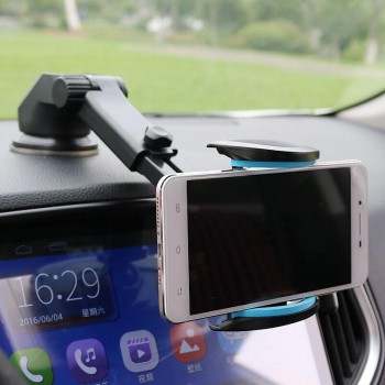 JEREFISH Car Phone Holder Gps Accessories Suction Cup Auto Dashboard Windshield Mobile Cell Phone Retractable Mount Stand