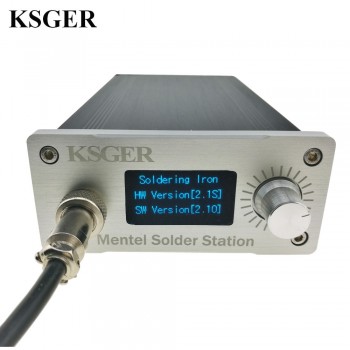 KSGER Soldering Station DIY Kit STM32 2.1S OLED 1.3 Display Temperature Controller Digital Electronic Welding Iron T12 Iron Tips