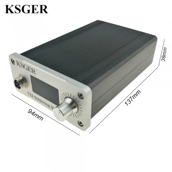 KSGER Soldering Station DIY Kit STM32 2.1S OLED 1.3 Display Temperature Controller Digital Electronic Welding Iron T12 Iron Tips