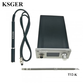 KSGER Soldering Station DIY Kit STM32 2.1S OLED 1.3 Display Temperature Controller Digital Electronic Welding Iron T12 Iron Tips