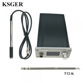KSGER Soldering Station DIY Kit STM32 2.1S OLED 1.3 Display Temperature Controller Digital Electronic Welding Iron T12 Iron Tips