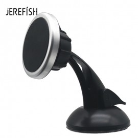 JEREFISH Magnetic Dashboard Car Phone Holder Mount Windshield Car Cradle with Sticky Suction Cup for iPhone Samsung GPS Devices
