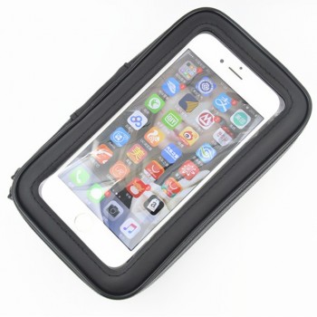 Motorcycle Bicycle Mobile Cell Phone Holder Stand Support For iPhone X 8 7 5 SE 6S 6 Plus GPS Bike Holder Waterproof Case Bag