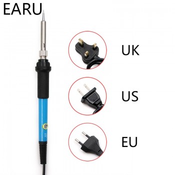 60W Electric Soldering Irons Temperature Adjustable Electric Iron Mini Handle Heat Pencil Sculpture Engrave 110V 220V Pyrograph