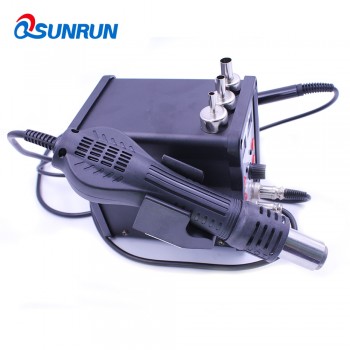 1Set 8586D Soldering station electric soldering iron welding parts hot air gun LCD repair tool