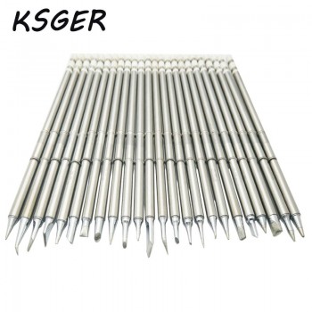 KSGER T12 Soldering Solder Iron Tips T12 Series Iron Tip For Hakko FX951 STC AND STM32 OLED Soldering Station