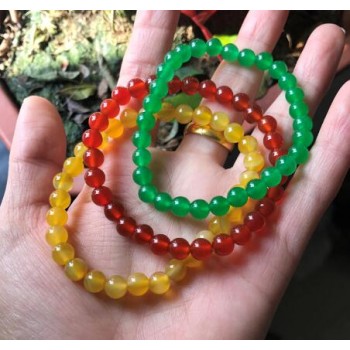 Yoowei Wholesale Genuine Beaded Bracelet for Unisex Amethyst Rose Quartz Tiger Eye Lapis Lazuli Agate Natural Gemstone Jewelry