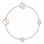 2018 New Four-Leaf Clover Bracelet Female Hand-Studded Stack With Wild Lucky Four-Leaf Clover For The Wrist To Bring Fun With