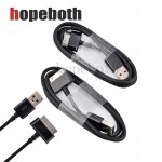 10pcs/lot Black USB data charger cable For samsung galaxy Tab 2 3 Tablet 10.1 8.9 N8000 P1000 P1010 P7300 P7310 P7500 P7510