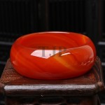 TJPwide cuff NATURE sardonyx BEAUTIFUL women sweet red charm agate bangle bracelet luck 56-64MM