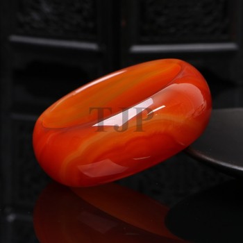 TJPwide cuff NATURE sardonyx BEAUTIFUL women sweet red charm agate bangle bracelet luck 56-64MM