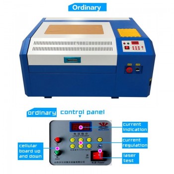 Free Shipping CO2 Laser Engraving Machine Mini 40W 4040 Laser Cutting Machine Cutting Plywood Coreldraw Support