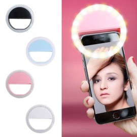 Selfie Portable LED Ring Fill Light Camera Photography Android Phone for iPhone