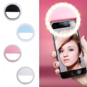 Selfie Portable LED Ring Fill Light Camera Photography Android Phone for iPhone