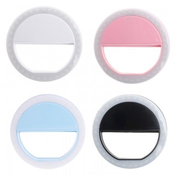 Selfie Portable LED Ring Fill Light Camera Photography Android Phone for iPhone