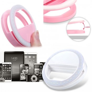 Selfie Portable LED Ring Fill Light Camera Photography Android Phone for iPhone