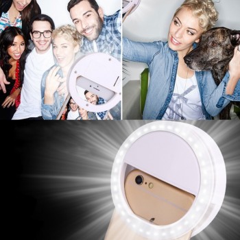 Selfie Portable LED Ring Fill Light Camera Photography Android Phone for iPhone