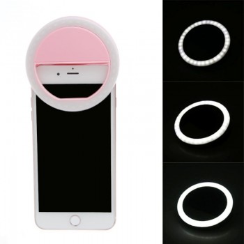 Selfie Portable LED Ring Fill Light Camera Photography Android Phone for iPhone