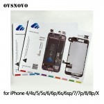 Professional magnetic screw mat work pad for iphone 4 4s 5s 5 5c 6 6plus 6s 6s plus 7 7p 8 8p X for iphone Repair tools one set