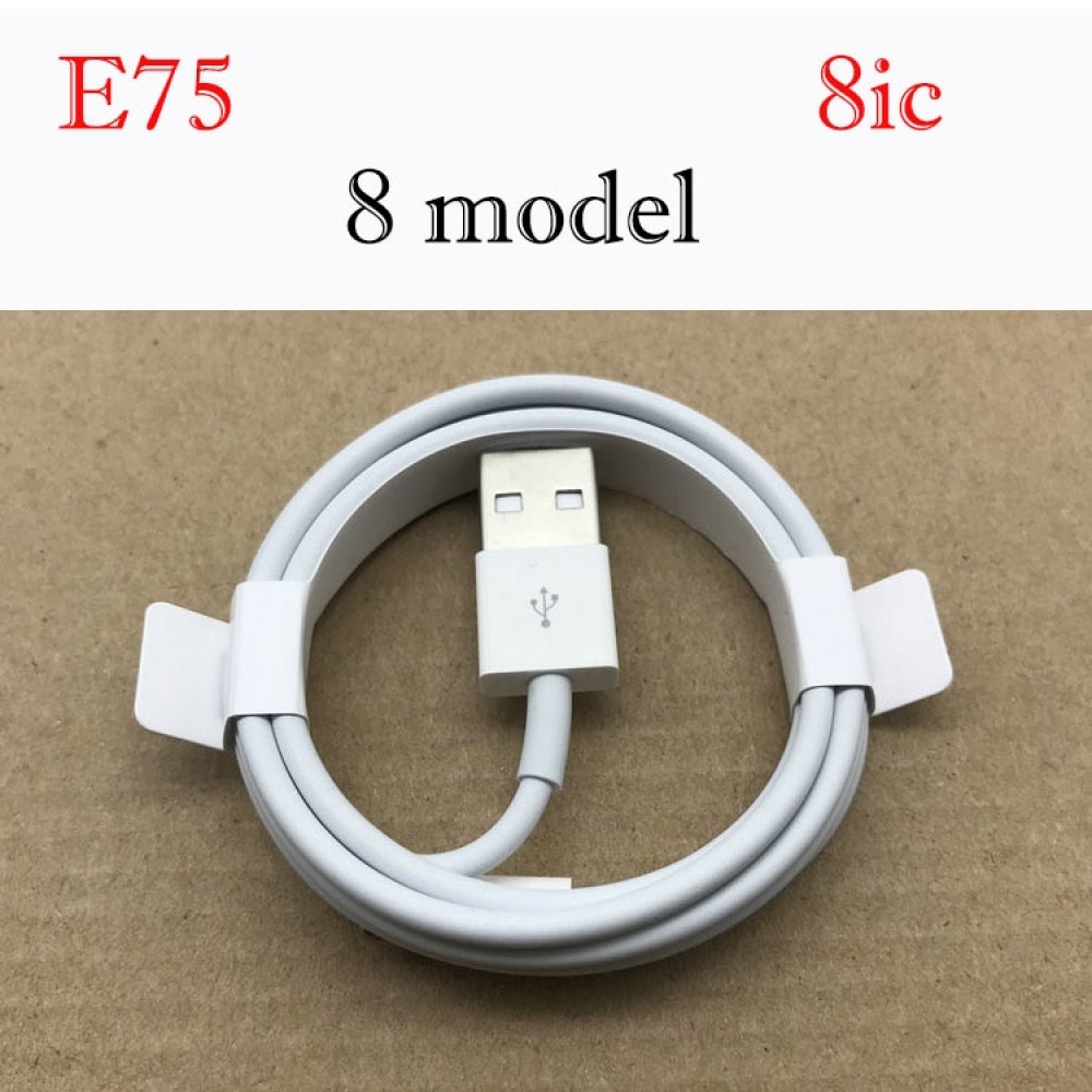 10Pcs/lot, 8ic original 1m 3FT OD 3.0mm Data USB Sync Charger Cable For iPhone X 8 7 SE 5 5S 6 6s plus ,with retail box 8 model