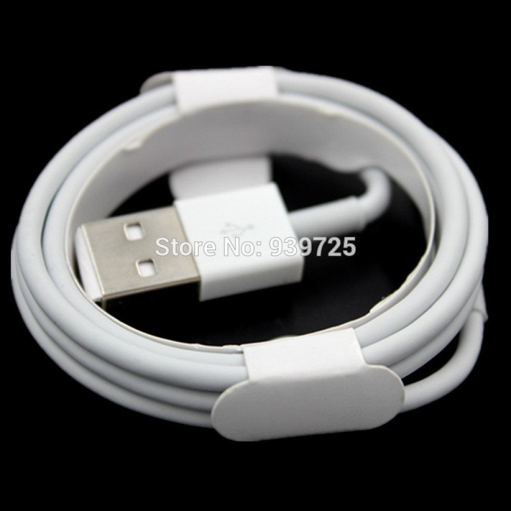 100pcs/lot 1m 3ft OD 3.0 Thick 8pin fabric braided usb cable Accessory Bundles for mobile phone 5 6 7 plus pc