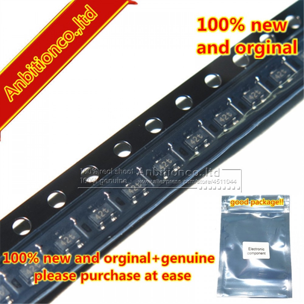 50pcs 100% new and orginal BAT54AW SURFACE MOUNT SCHOTTKY BARRIER SOT-323 in stock