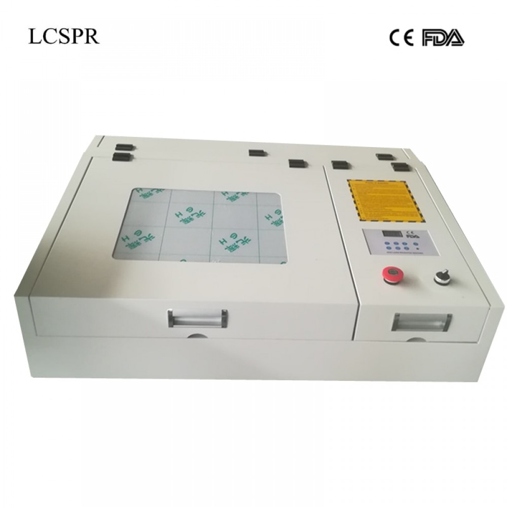 4040 laser engraving and cutting machine with 50w CO2 laser tube and gold laser head deliver by DHL or TNT or fedex to your door
