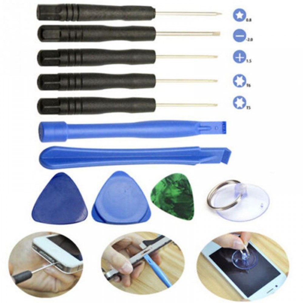 2018 Promotion Mobile Phone Repair Opening Tools Ferramentas Kit Set 11Pcs/set Smart Phones Pry Repair Screwdrivers