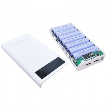 High Quality Bakeey Q C 3.0 Type C 7x18650 Battery Dual USB DIY Power Bank Case Kit Box for Smartphone