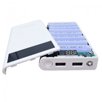 High Quality Bakeey Q C 3.0 Type C 7x18650 Battery Dual USB DIY Power Bank Case Kit Box for Smartphone