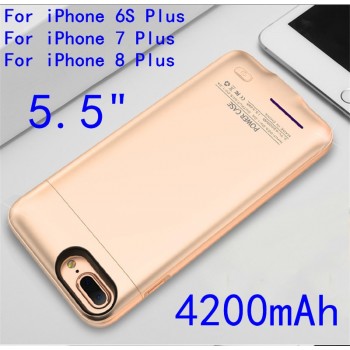 For iPhone 6 6S 7 8 Plus 3000/4200mAh magnetic Battery Charger Case Backup External Power Bank Charging Back Cover cases capa