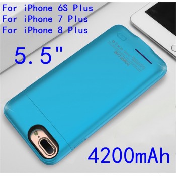 For iPhone 6 6S 7 8 Plus 3000/4200mAh magnetic Battery Charger Case Backup External Power Bank Charging Back Cover cases capa