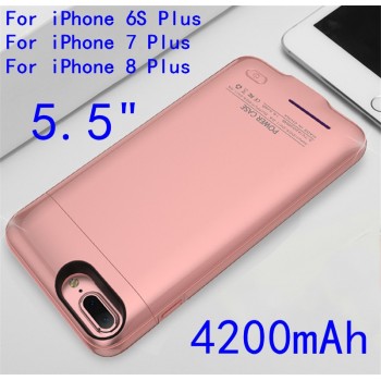 For iPhone 6 6S 7 8 Plus 3000/4200mAh magnetic Battery Charger Case Backup External Power Bank Charging Back Cover cases capa