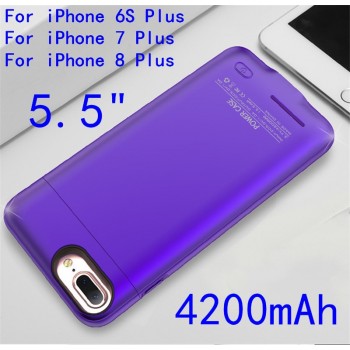 For iPhone 6 6S 7 8 Plus 3000/4200mAh magnetic Battery Charger Case Backup External Power Bank Charging Back Cover cases capa