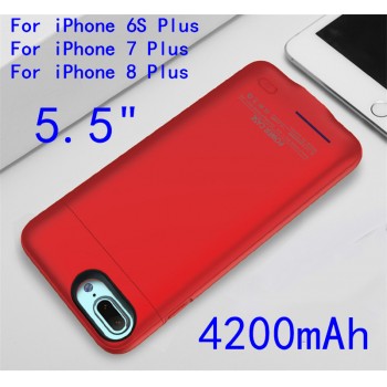 For iPhone 6 6S 7 8 Plus 3000/4200mAh magnetic Battery Charger Case Backup External Power Bank Charging Back Cover cases capa