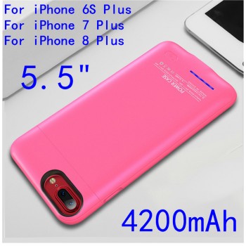 For iPhone 6 6S 7 8 Plus 3000/4200mAh magnetic Battery Charger Case Backup External Power Bank Charging Back Cover cases capa